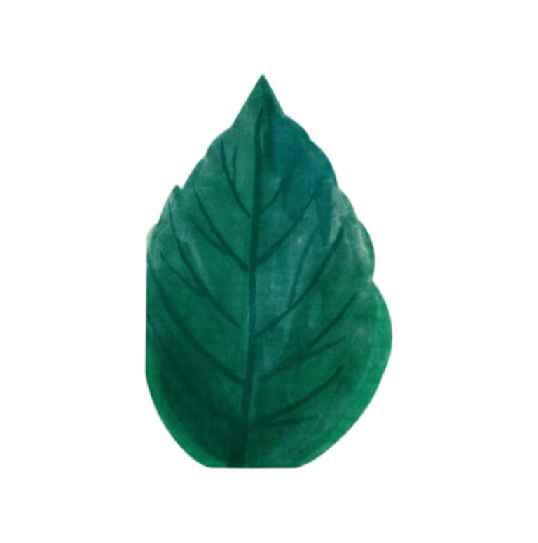 Rose Garden Leaf Napkins