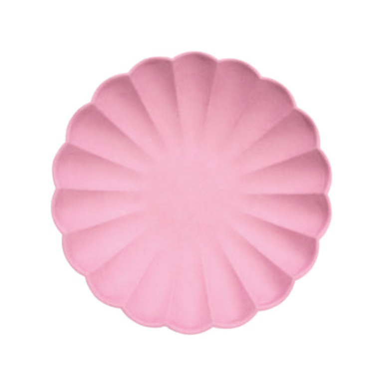 Small Bubblegum Pink Compostable Plates