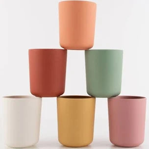 Earthy Reusable Bamboo Cups