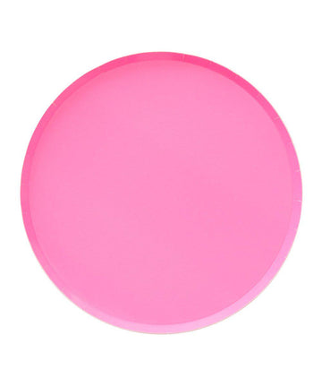 Neon rose large plate