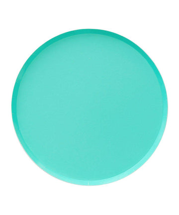 Teal large plates