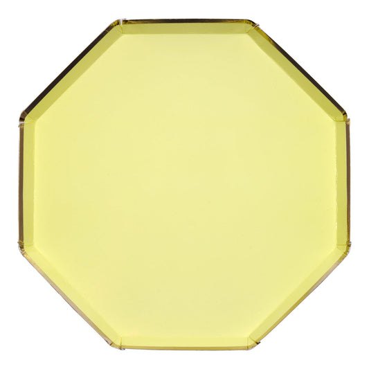 Pale Yellow Dinner Plates