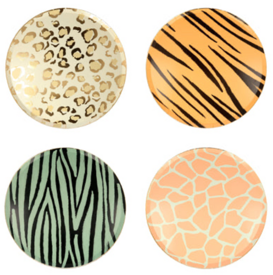 Safari Animal Print Dinner Plates