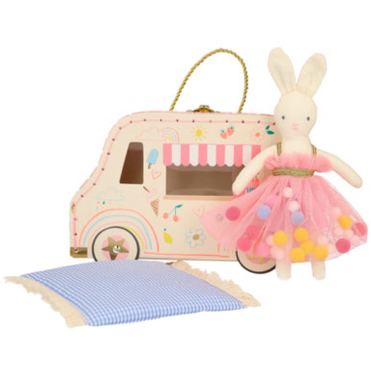 Lila Mini Suitcase Doll