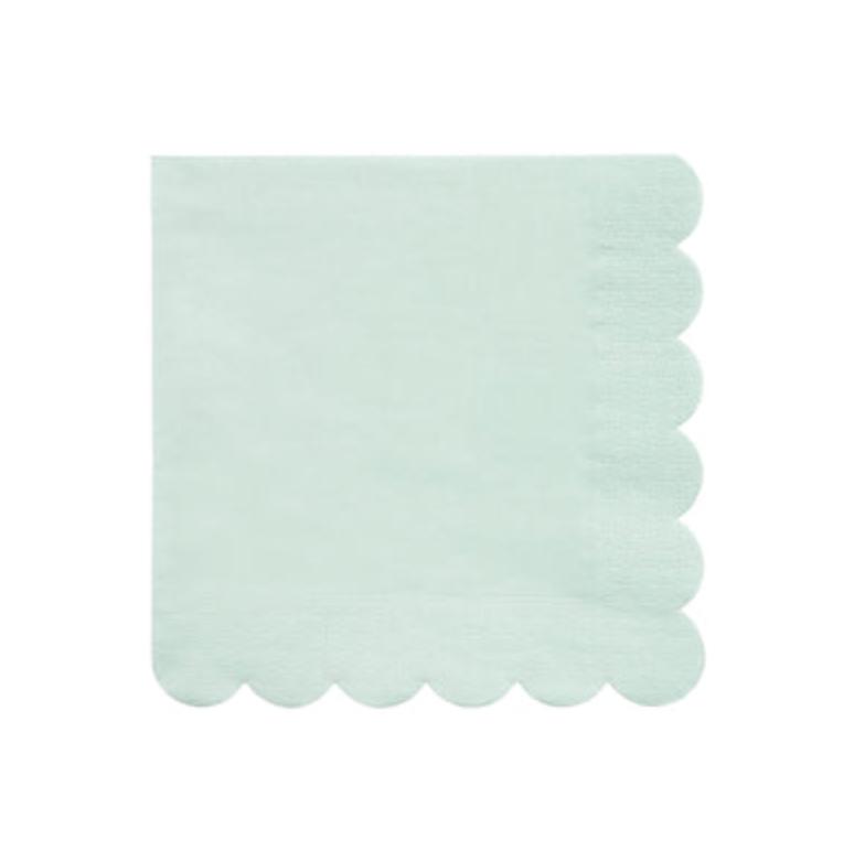 Large Mint Sorbet Paper Napkins