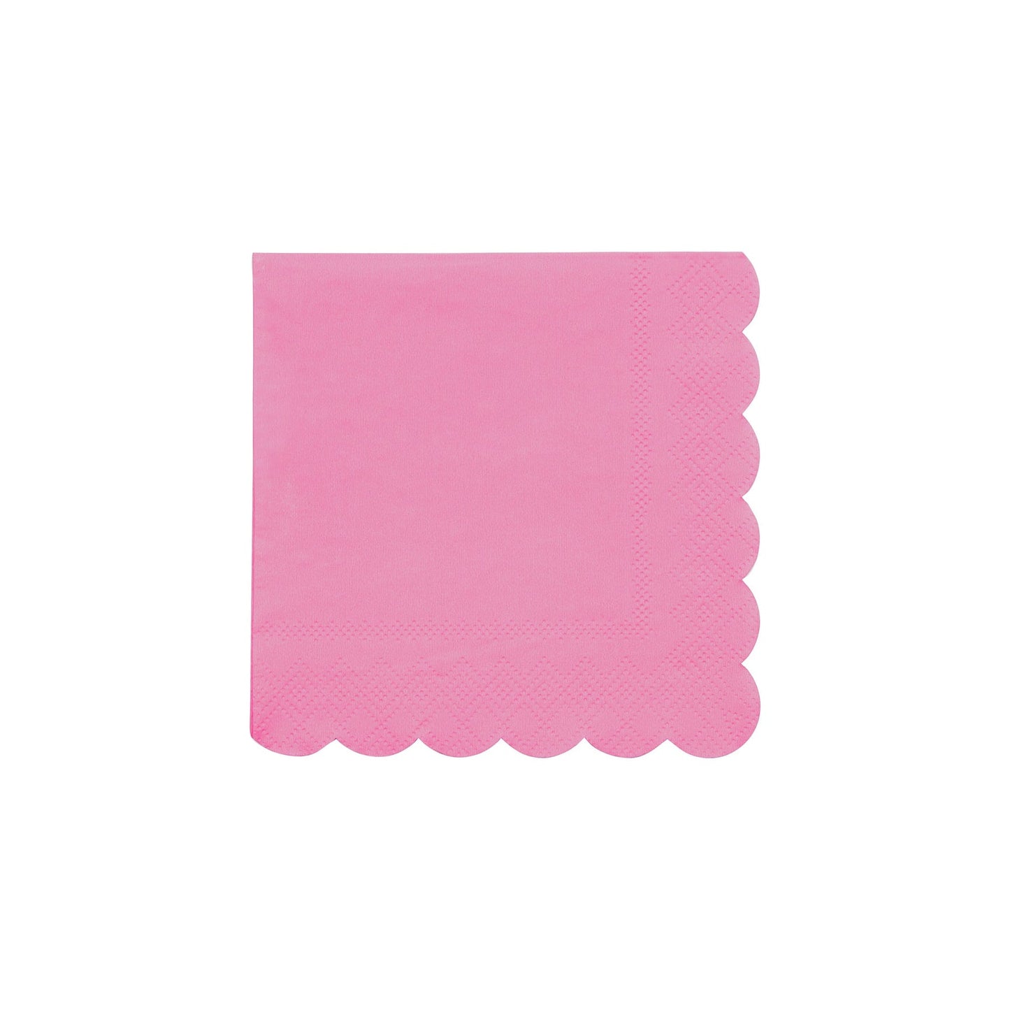 Small Bubblegum Pink Paper Napkins